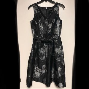 GORGEOUS black and silver dress